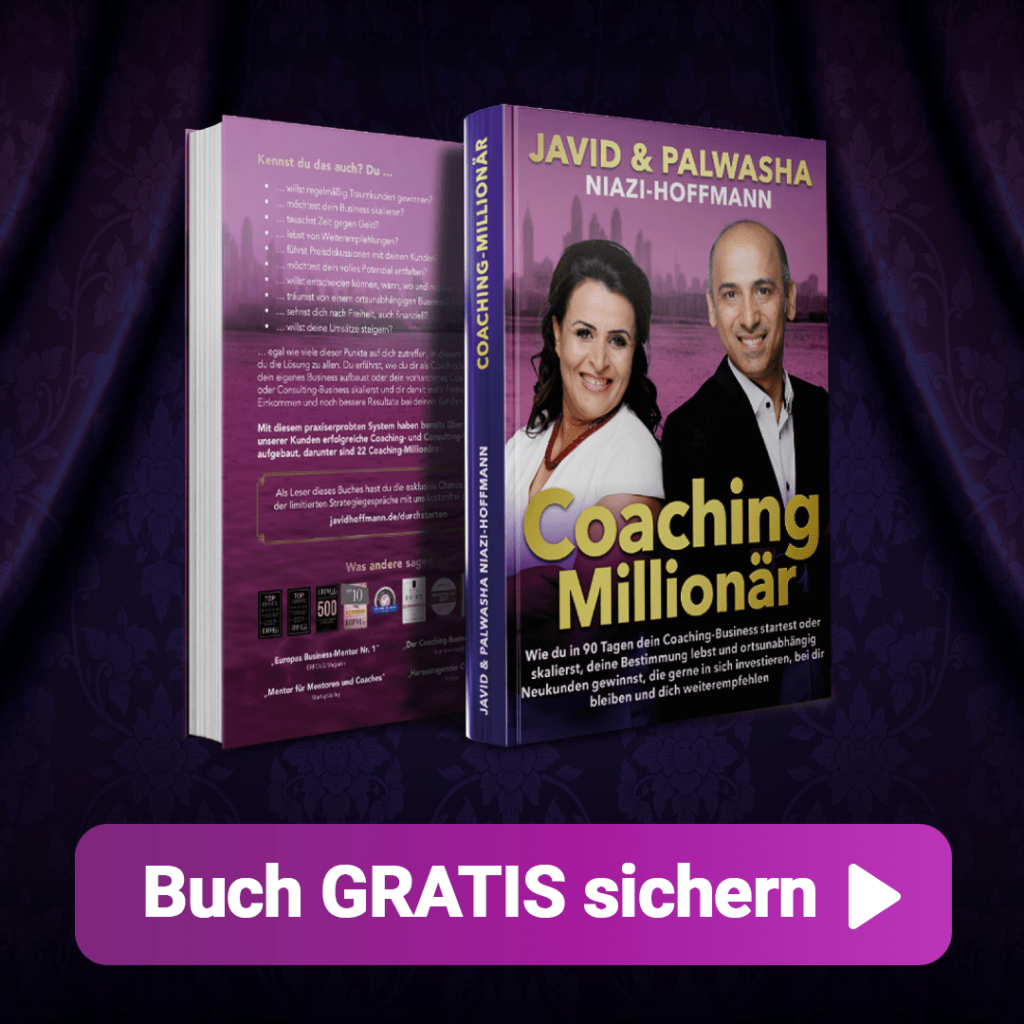 MockUp - Coaching Millionär - Javid und Palwasha Niazi-Hoffmann - Buechereule24.de